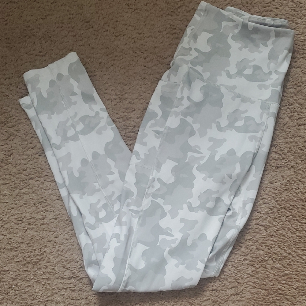 Gray Camouflage Leggings